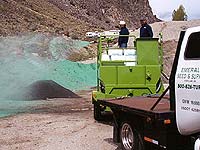 Bowie Victor 800 hydroseeding demo